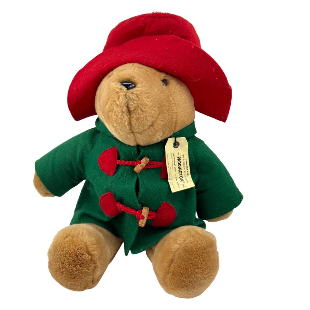 Vintage Paddington Bear Plush 16 Inch Sears Exclusive NWT Collection Teddy Toy